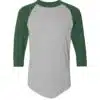 Athletic Heather/Dark Green