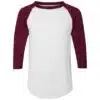 White/Maroon