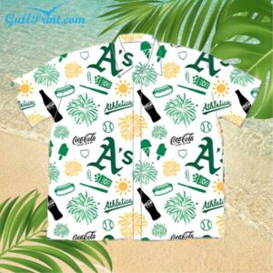 2024 Athletics Independence Day Hawaiian Shirt Giveaway 1
