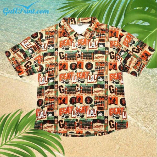 2024 Giants Beat LA Aloha Hawaiian Shirt Giveaway 1