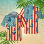 Dinosaur flag July 4th Hawaiian Shirt