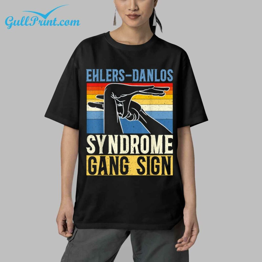 Ehlers Danlos Syndrome Gang Sign Hand Shirt 4