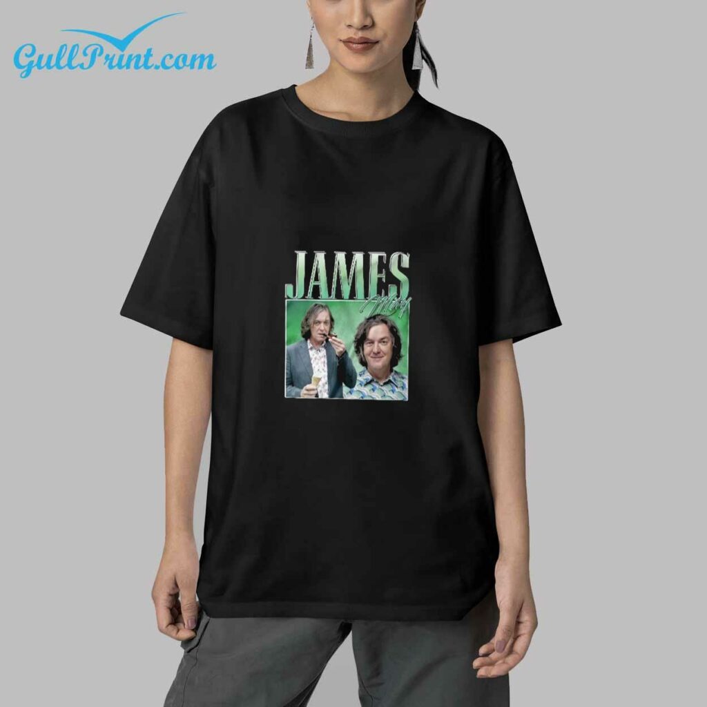 James May Retro Collage T Shirt 4