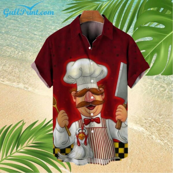 Men's Cartoon Muppet Chef Hawaiian Shirt