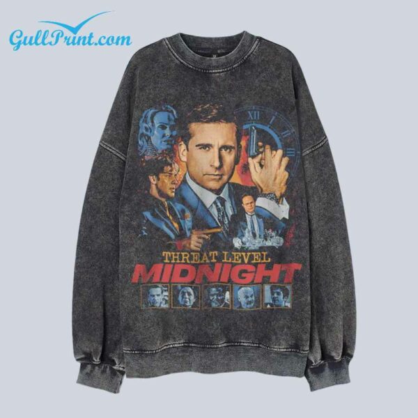 Michael Scott Threat Level Midnight Retro Shirt 1