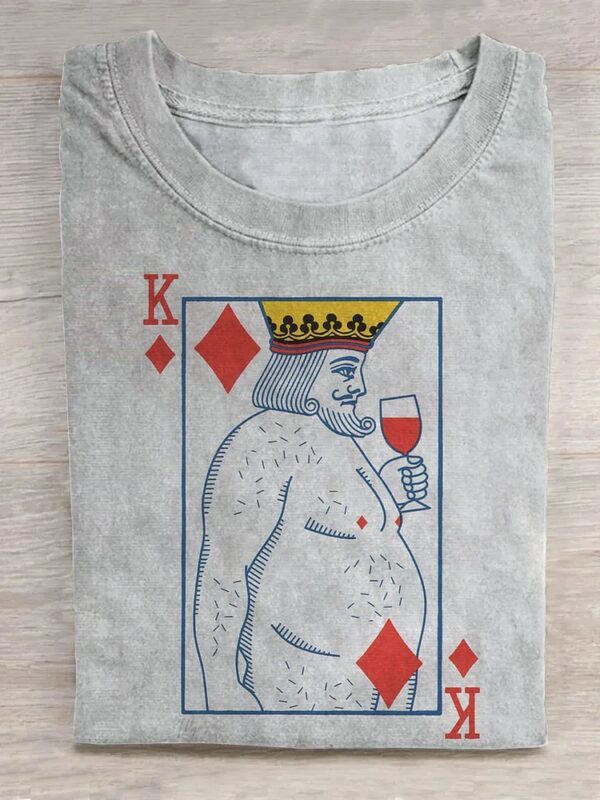 Solitaire K Bob beer belly t shirt 1 1