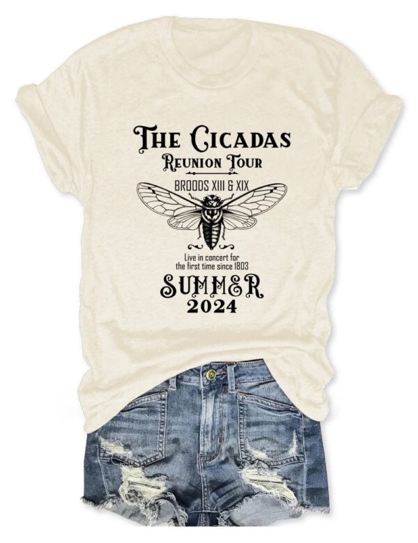 The Cicadas Reunion Tour Summer 2024 Tee 2 1