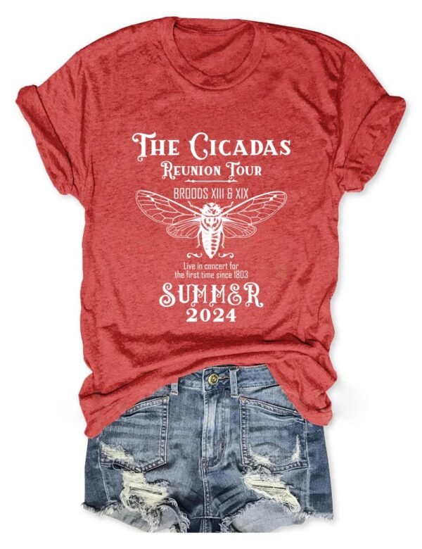The Cicadas Reunion Tour Summer 2024 Tee 3 1