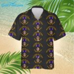 Wounded In Action Purple Heart Hawaiian Shirt