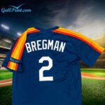 2024 Alex Bregman Navy Rainbow Throwback Jersey Giveaway