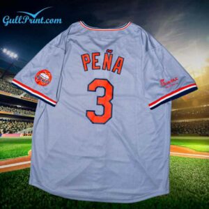 2024 Astros Jeremy Pena Grey 70s Throwback Jersey Giveaway