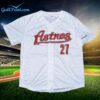 2024 Astros Jose Altuve 2010s White Replica Jersey Giveaway