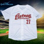 2024 Astros Jose Altuve 2010s White Jersey Giveaway