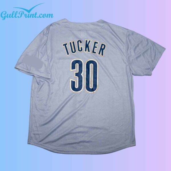 2024 Astros Kyle Tucker Grey 90s Throwback Jersey Giveaway 1