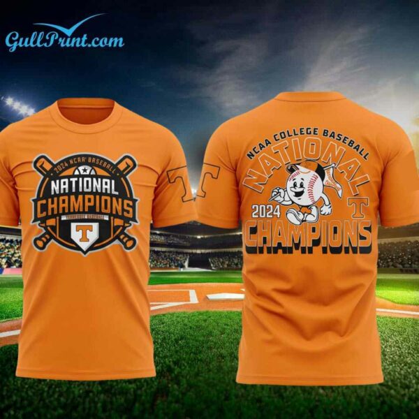 2024 NCAA Tennessee Baseball National Champions Shirt