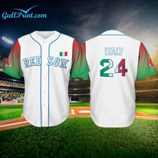 2024 Red Sox Italian Celebration Jersey Giveaway