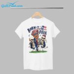 4th Of July Trump Born To Be Free Shirt
