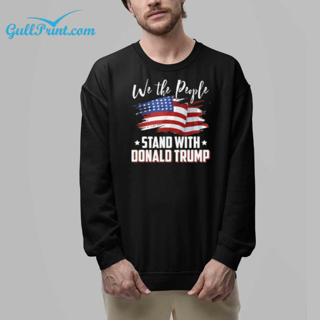 American Flag We The People Stand With Donald Trump 2024 Shirt 32