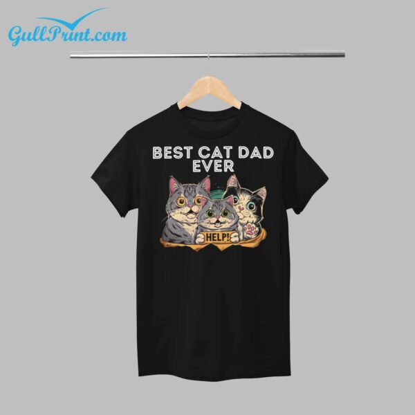 Best Cat Dad Ever Shirt 12
