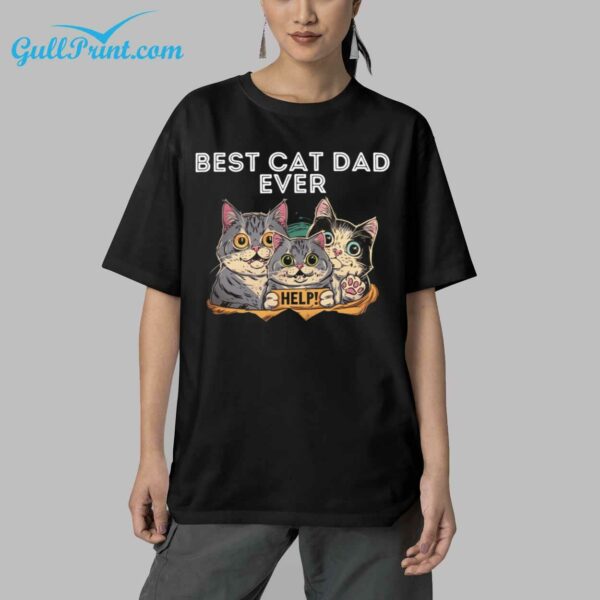 Best Cat Dad Ever Shirt 9