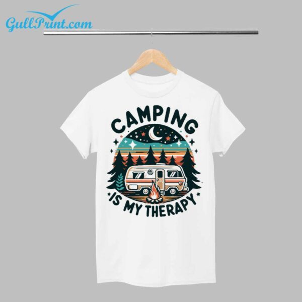 Camping Is My Therapy Shirt 1