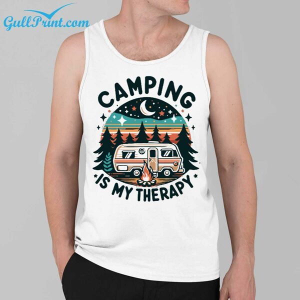Camping Is My Therapy Shirt 3