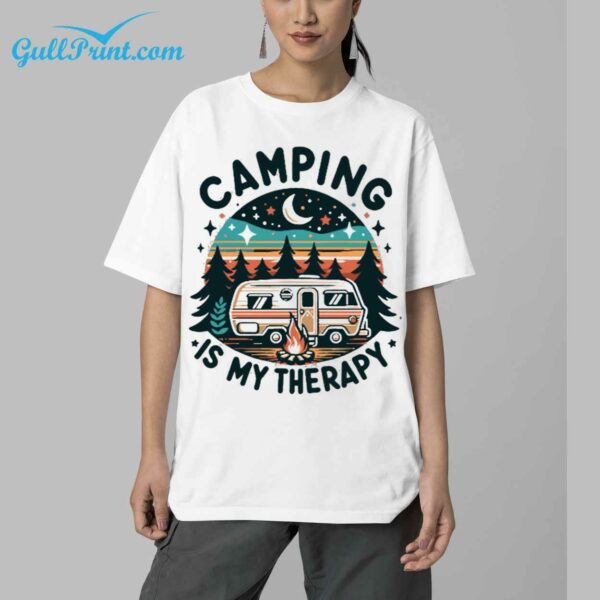 Camping Is My Therapy Shirt 5