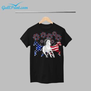 Horses Fireworks 4th of July Shirt 12