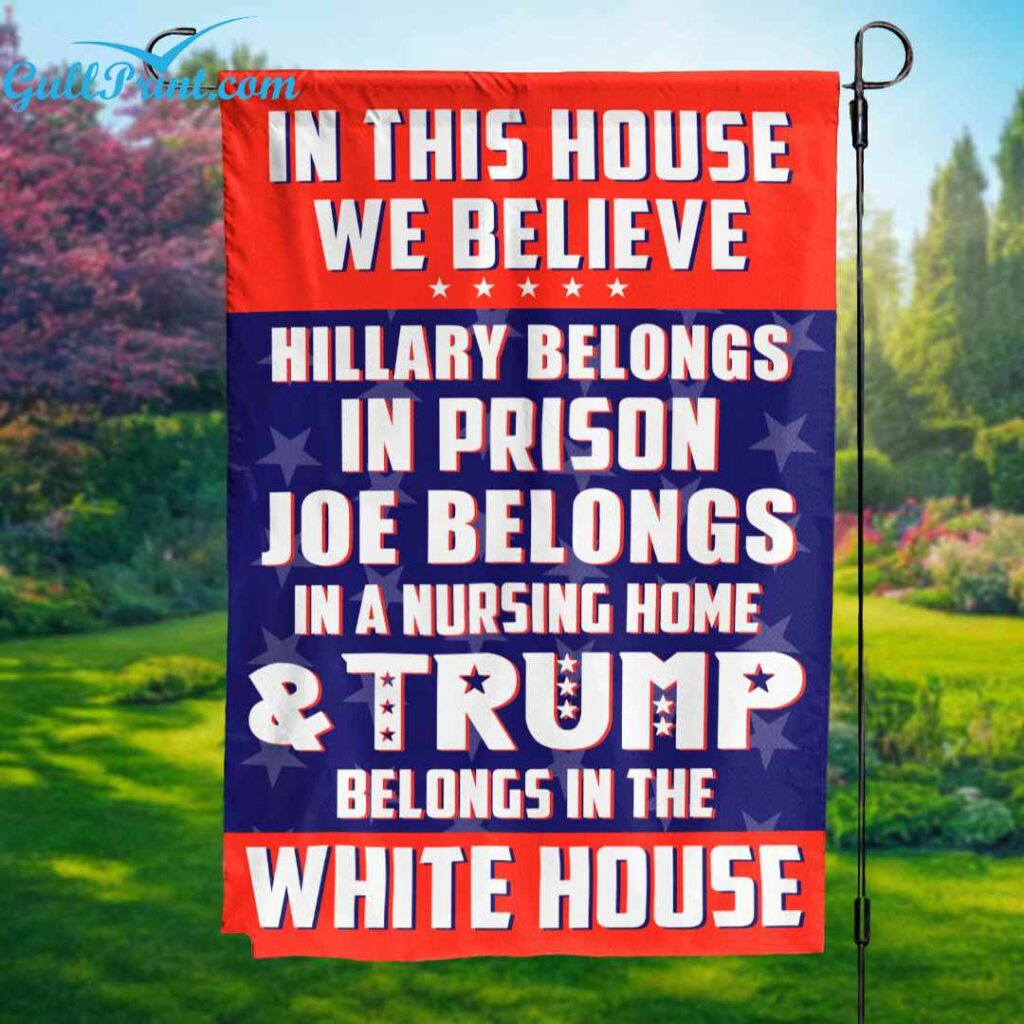 In this House We Believe White House Flag