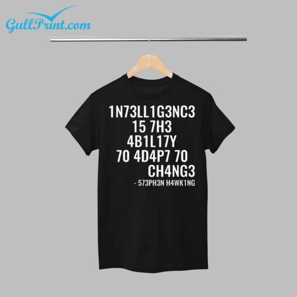 Intelligence Letters Numbers 1N73LL1G3NC3 Shirt 12