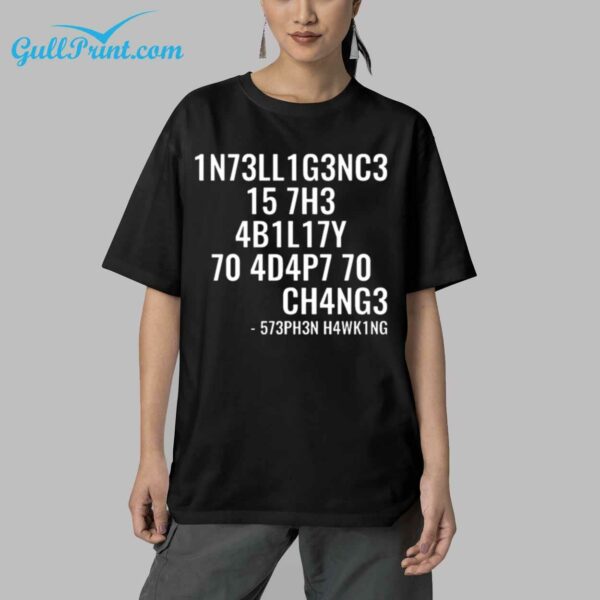 Intelligence Letters Numbers 1N73LL1G3NC3 Shirt 9