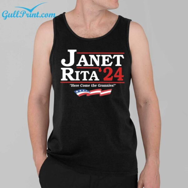 Janet Rita 2024 Here Come The Grannies Shirt 3