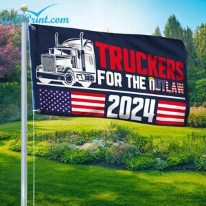 Truckers For The Outlaw 2024 Flag