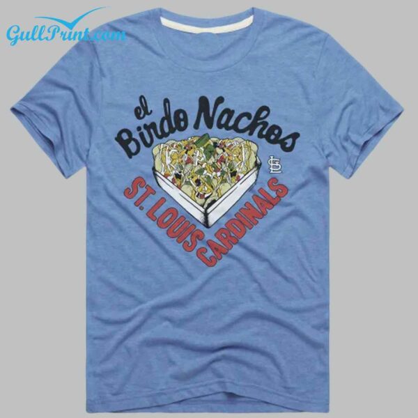 2024 Cardinals Birdo Nachos Ballpark Food Shirt 2