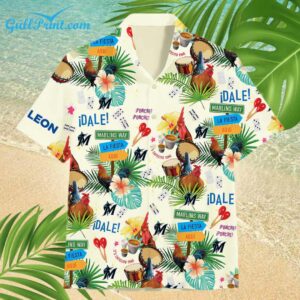 2024 Marlins Billys Birthday Tropical Hawaiian Shirt Giveaway 1