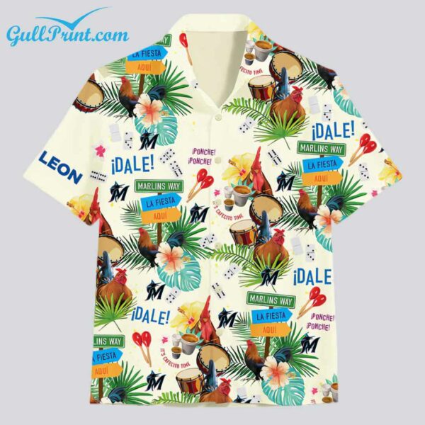 2024 Marlins Billys Birthday Tropical Hawaiian Shirt Giveaway 2