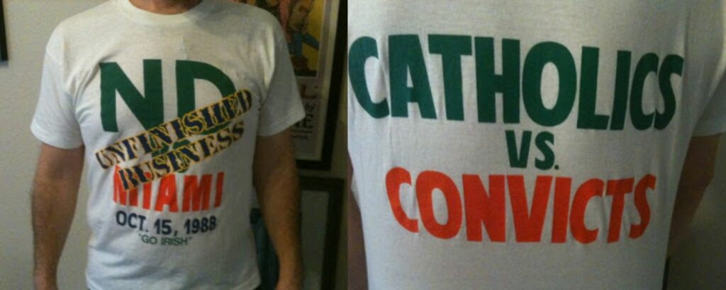 Catholics vs Convicts The Legendary T Shirt