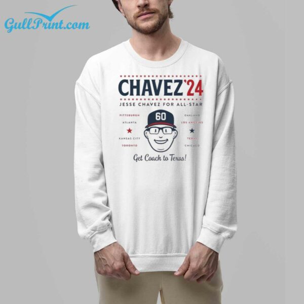 Chavez 24 Jesse Chavez For All Star Get Coach To Texas Shirt 7