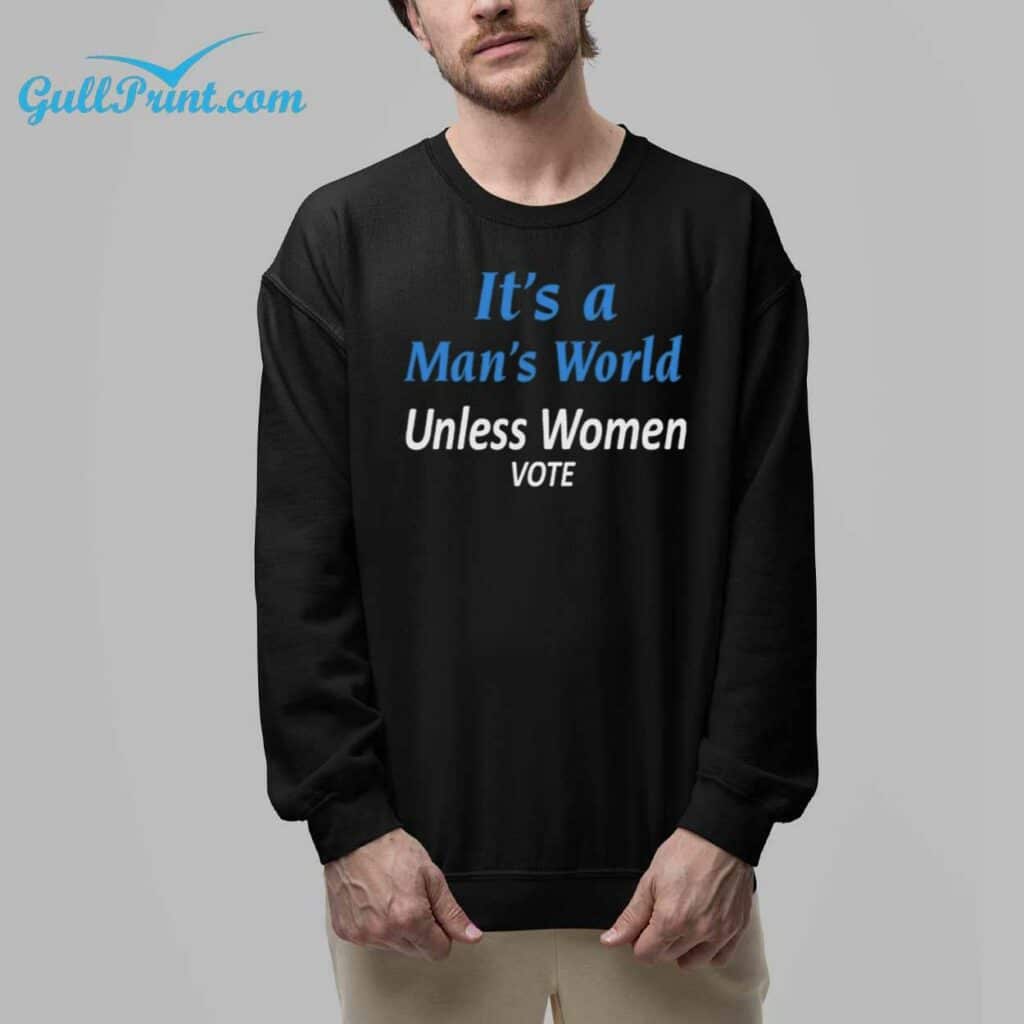 Its A Mans World Unless Women Vote Shirt 8