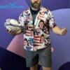 Jason Kelce Ilona Mahers Face Hawaiian Shirt 1