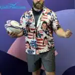 Jason Kelce Ilona Maher's Face Hawaiian Shirt