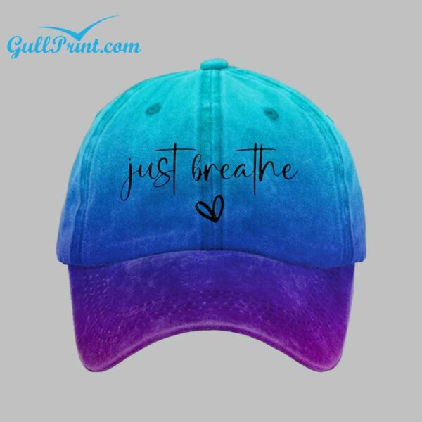 Just Breathe Print Hat 1