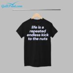 Life is a repeated endless kick to the nuts shirt