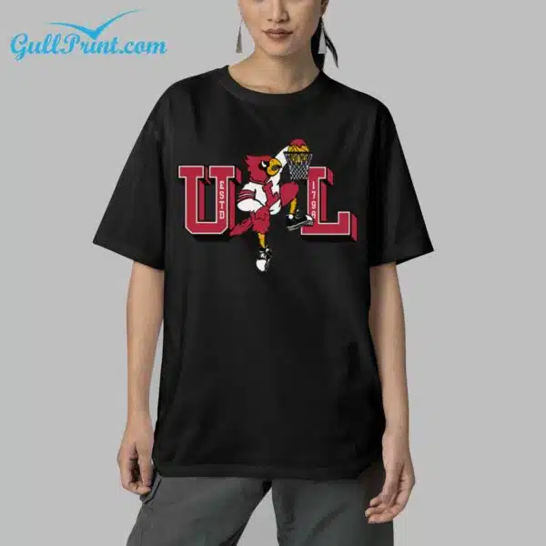 Louisville Cardinal Dunking Shirt 5