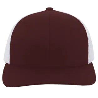 Maroon/White