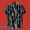 Mens Vintage Dark Style Ghost Halloween Printed Shirt 4