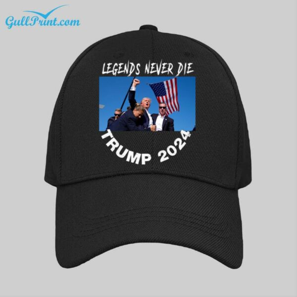 Trump 2024 Legends Never Die Hat 1