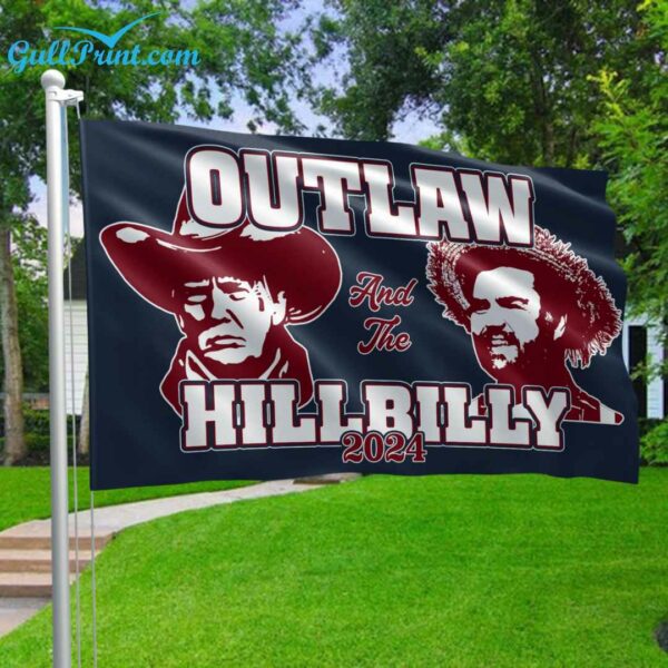 Trump Outlaw And The Hillbilly 2024 Flag 1