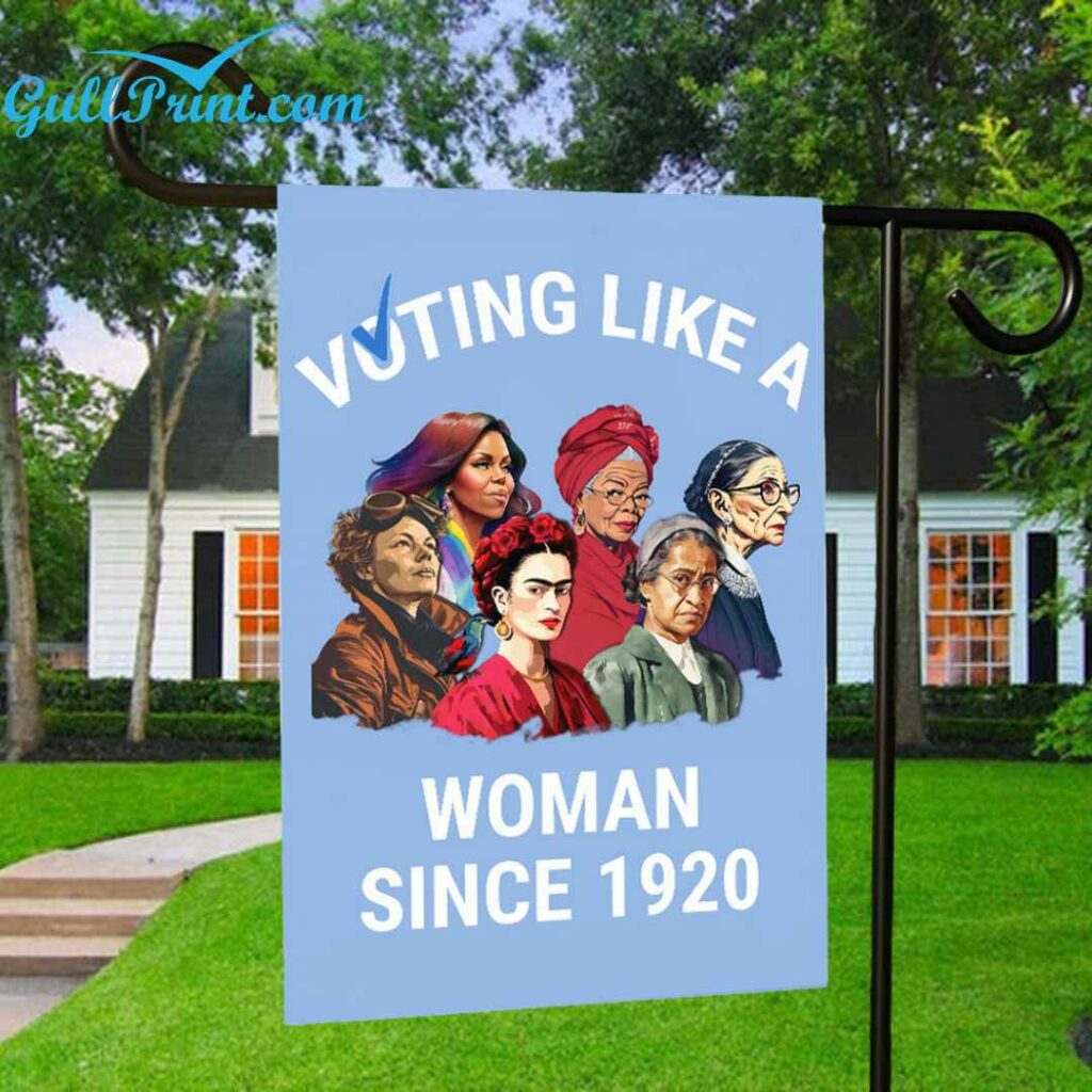 Voting Like A Woman Since 1920 Flag 2