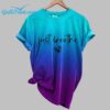 Womens Just Breathe Mental Health Print Shirt 1